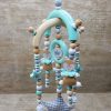 Personalisiertes Baby Mobile Holzperlen