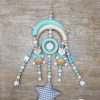 Personalisiertes Baby Mobile Holzperlen