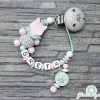 Personalisierte Schnullerkette mit Namen / Namenskette Baby