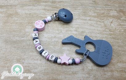 Personalisierte Schnullerkette Beißkette Baby Beißring