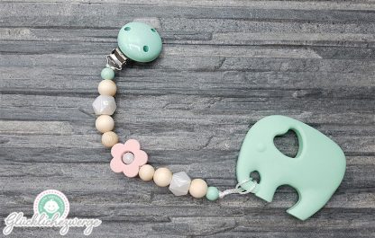 Personalisierte Schnullerkette Beißkette Baby Beißring