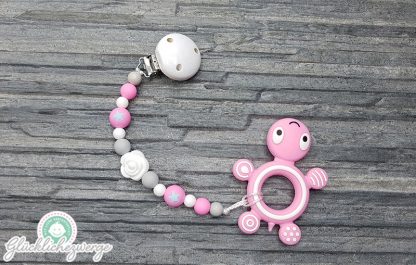 Personalisierte Schnullerkette Beißkette Baby Beißring