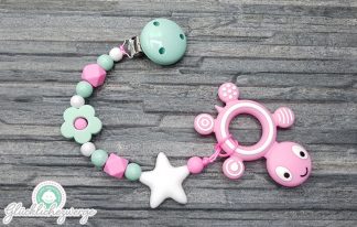 Personalisierte Schnullerkette Beißkette Baby Beißring